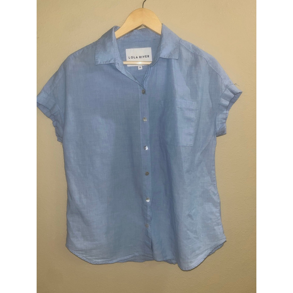 Lola River Women’s small cotton button up shirt